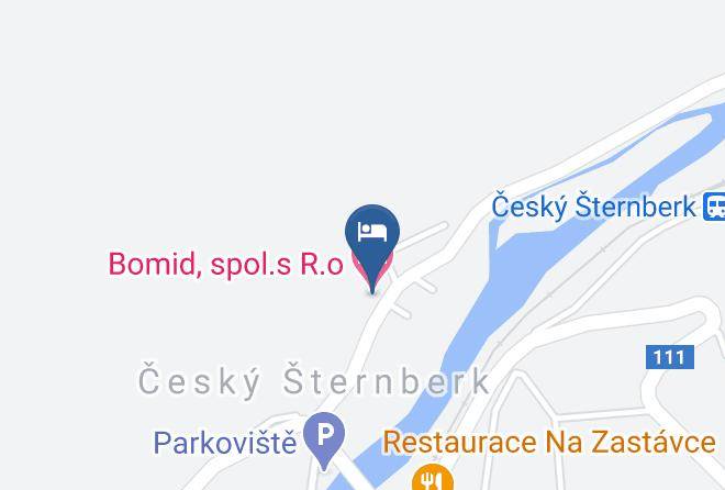Benesov - Uniqhotel Cesky Sternberk Maps