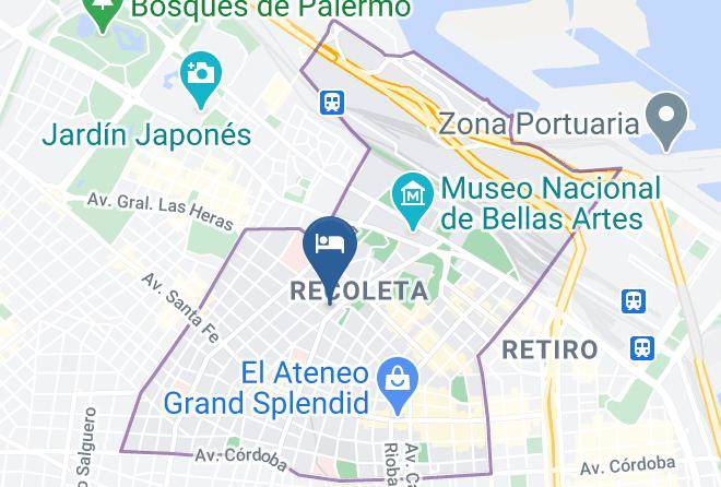 Buenos Aires - Le Cinque Lusso Recoleta Maps