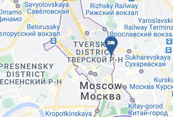 Moscow - Unique Hotel Maps