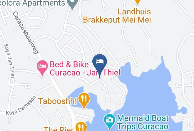 Willemstad - Unique & Romantic Luxury At Spanish Water Maps
