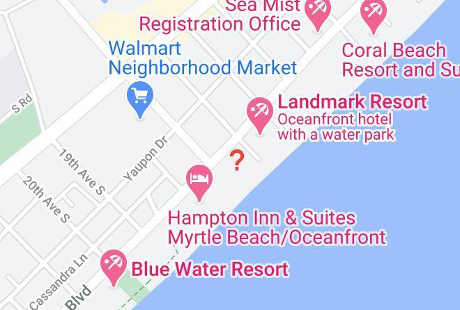 Horry - Unit At The Palace Resort Maps