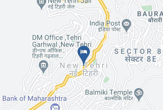 Tehri - United 21 Ganga View Resort New Tehri Maps