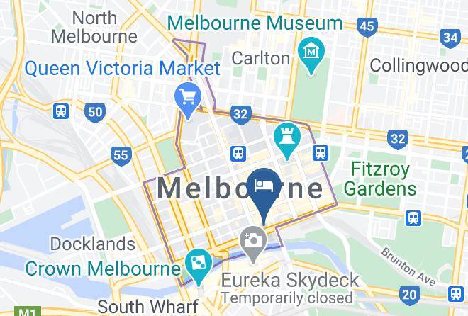 Melbourne - United Backpackers Maps
