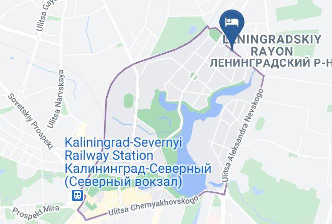 United Colors Hostel Map - Kaliningrad