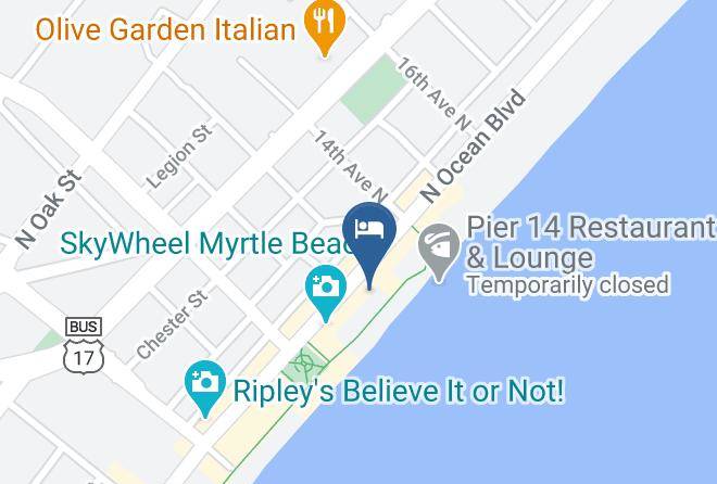 Holiday Inn At The Pavilion Map