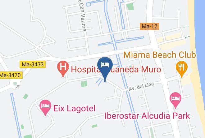 Baleares - Universal Aparthotel Elisa Maps