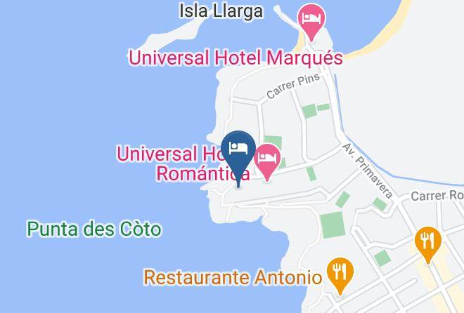 Baleares - Universal Hotel Cabo Blanco Maps
