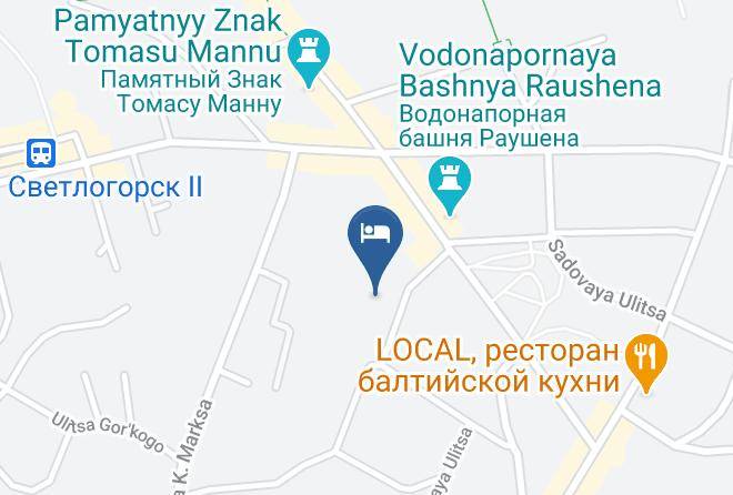 Svetlogorsky District - Guest Complex Sosny Maps