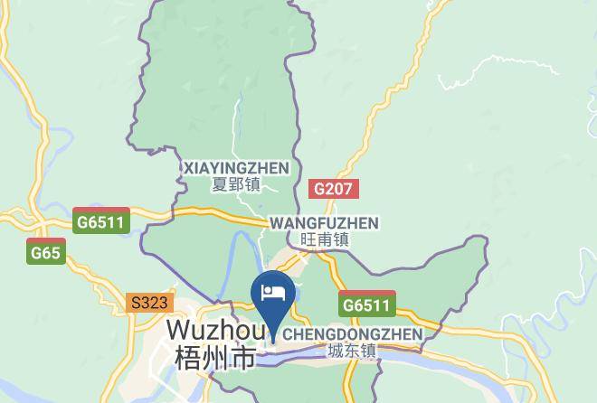 Universal Hotel Wuzhou Map