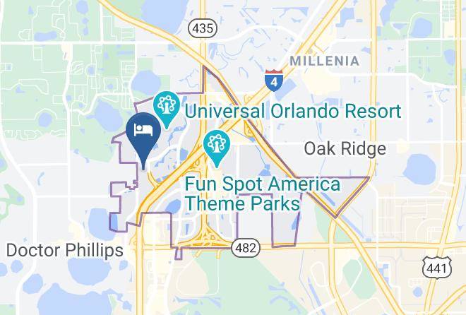 Orange - Universal's Cabana Bay Beach Resort Maps