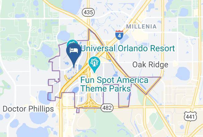 Orange - Loews Royal Pacific Resort Maps