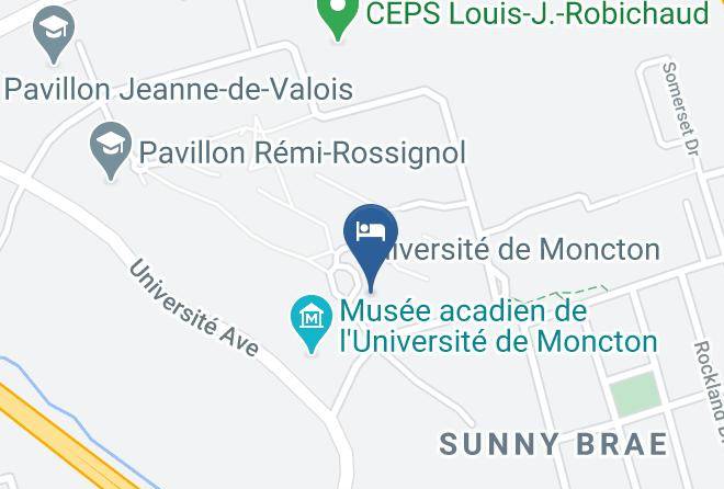 Universite De Moncton Map