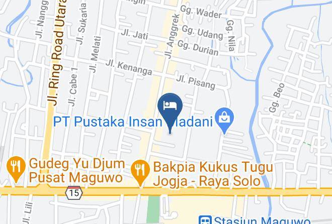 Sleman - University Hotel Maps