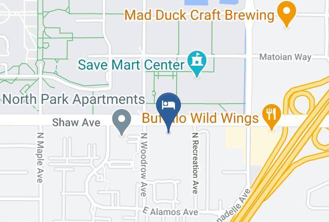 Fresno - University Inn Maps