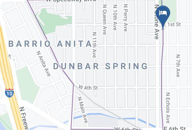 Pima - University Inn Tucson Maps
