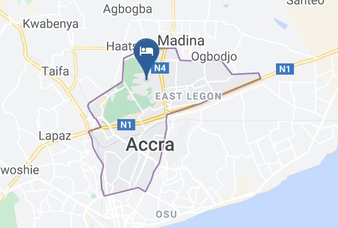 Accra - University Of Ghana Guest Centre Maps