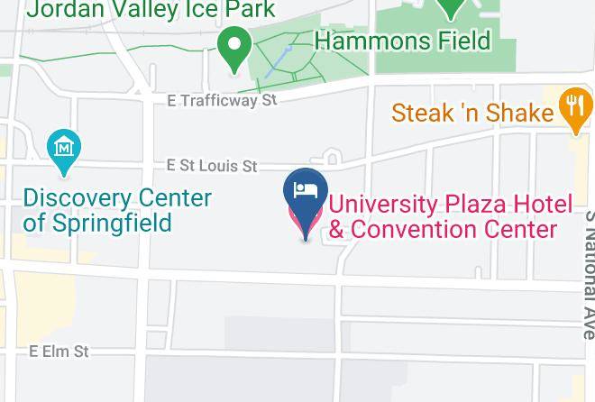 Greene - University Plaza Hotel & Convention Center Maps