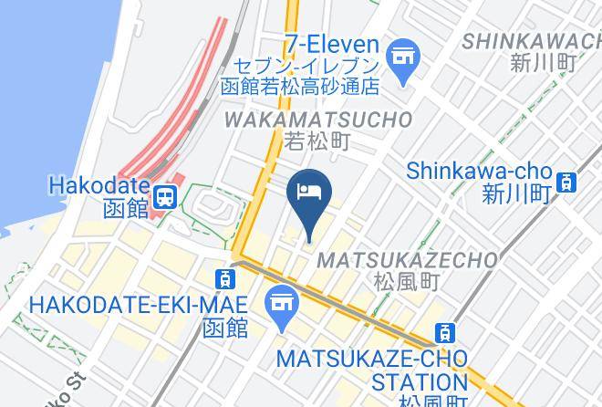 Hakodate City - Unizo Inn Express Hakodate Ekimae Maps