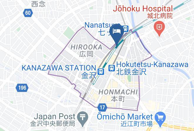 Kanazawa City - Unizo Inn Express Kanazawa Ekimae Maps