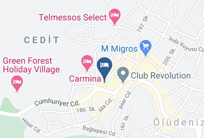 Fethiye - Unlu Hotel Maps