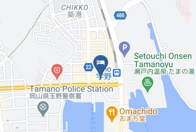 Tamano City - Uno Port Inn Maps