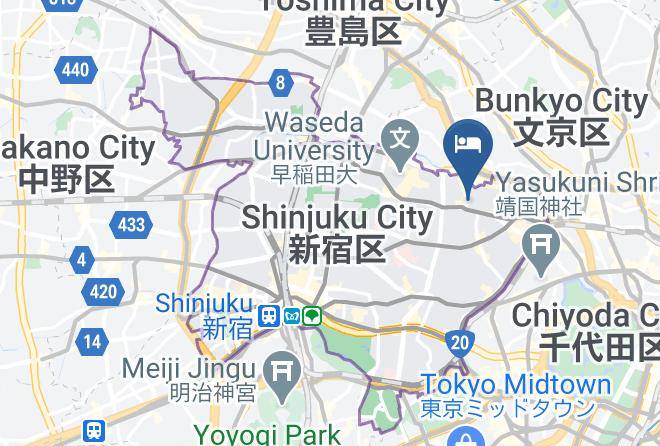 Shinjuku Ward - Unplan Kagurazaka Maps