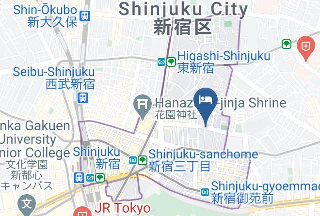 Shinjuku Ward - Unplan Shinjuku Maps
