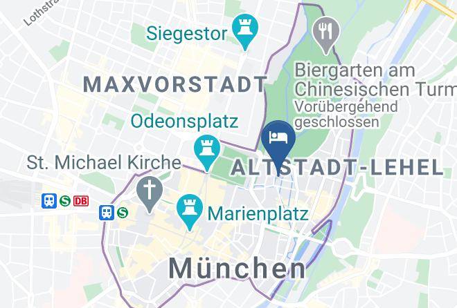 Munich District - Unsold's Factory Hotel Maps