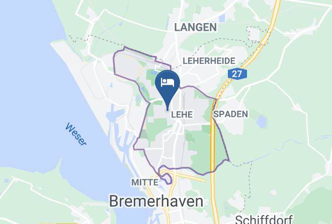 Bremerhaven - Unterkunfte Jugendherberge Bremerhaven Maps