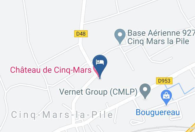 Indre Et Loire - Untersteller Louis Paul Chateau De Cinq Mars Maps