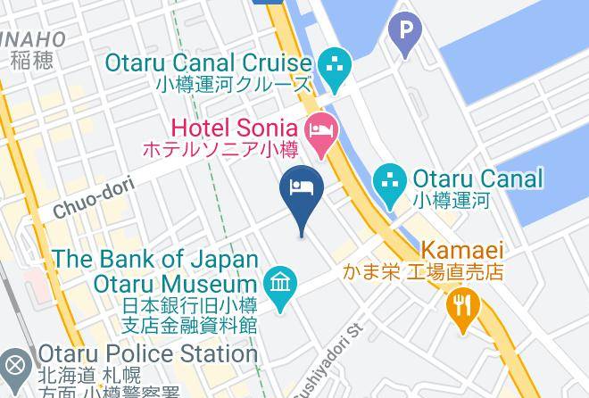 Otaru City - Unwind Hotel & Bar Sapporo Maps