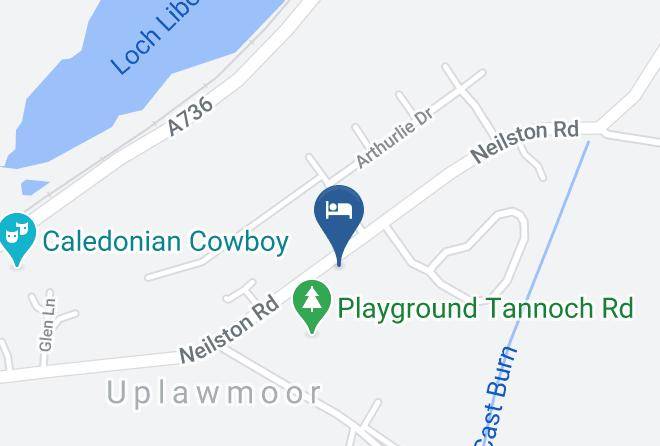 East Renfrewshire - Uplawmoor Hotel Maps