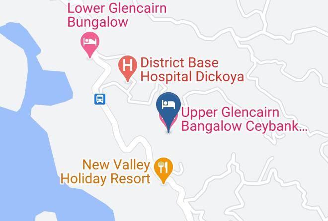 Kandy - Upper Glencairn Bangalow Ceybank Hotel Hatton Maps