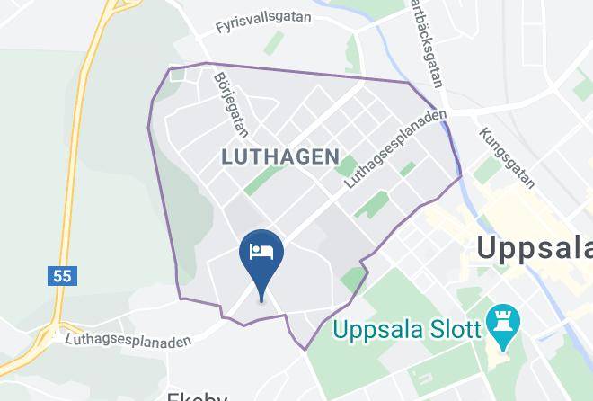Uppsala - Uppsala Lagenhetshotell Maps