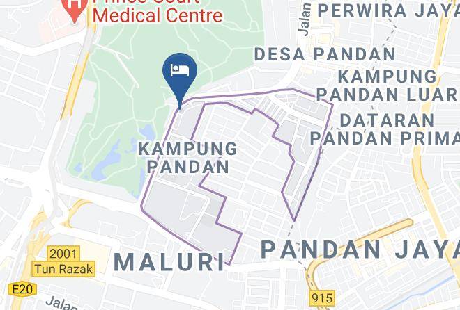 Kuala Lumpur - Upstairs Downstairs Co Living Kampung Pandan Maps