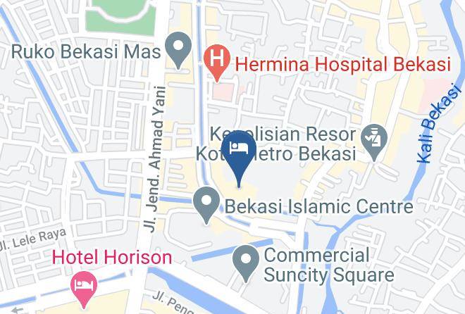 Upt Asrama Haji Bekasi Map