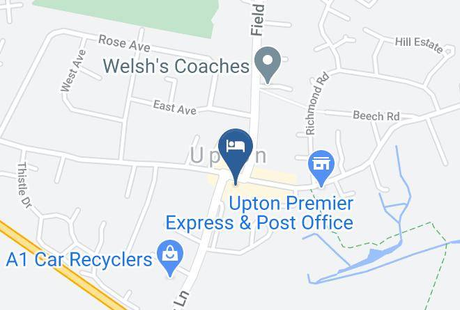 Upton Arms Hotel Map