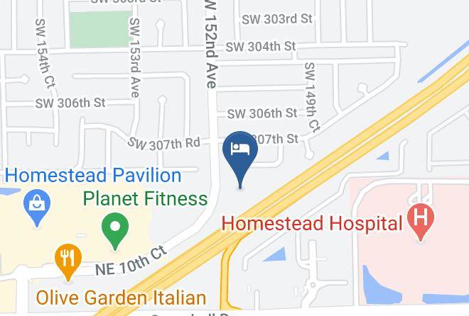 Miami Dade - Uptown Suites Extended Stay Miami Fl Homestead Maps