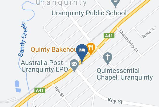 Uranquinty Hotel Map