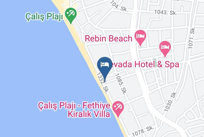 Fethiye - Uras Beach Hotel Maps