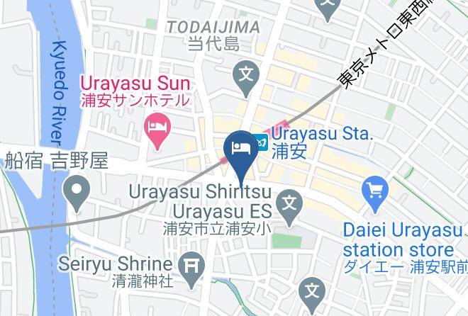 Urayasu City - Urayasu Beaufort Hotel Maps