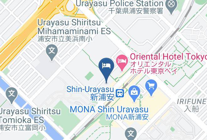 Urayasu City - Urayasu Brighton Hotel Tokyo Bay Maps
