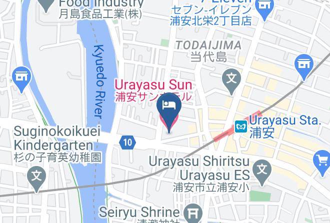 Urayasu City - Urayasu Sun Hotel Maps