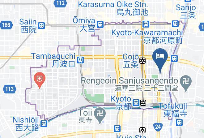 Kyoto City Shimogyo Ward - Urbain Kyoto Kawaramachi Dori Maps