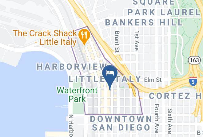 San Diego - Urban Boutique Hotel Maps