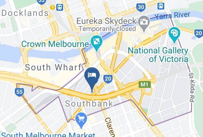 Melbourne - Urban Central Accommodation Maps