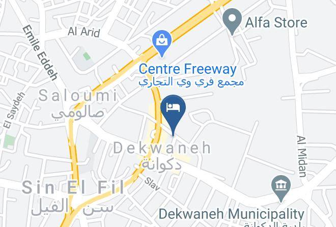 Maten - Urban Central Suites Beirut Maps