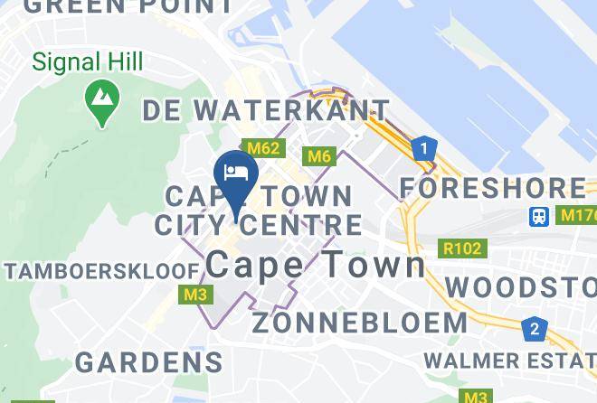 City Of Cape Town - Urban Chic Boutique Hotel & Cafe Maps