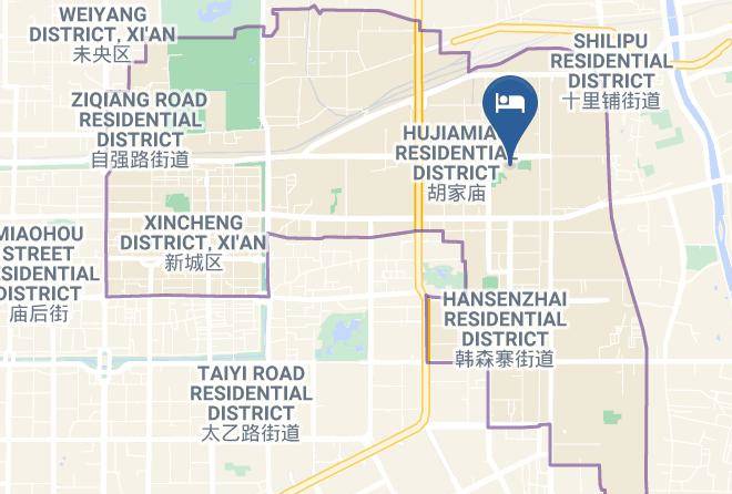 Xi An - Urban Courtyard Hotel Maps