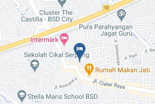 Urban Express Homtel Serpong Map